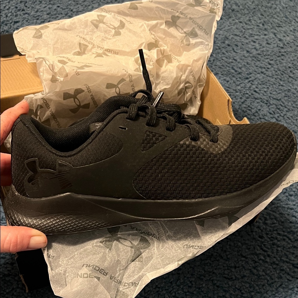 Under Armour Charged Aurora Black Athletic Shoes
